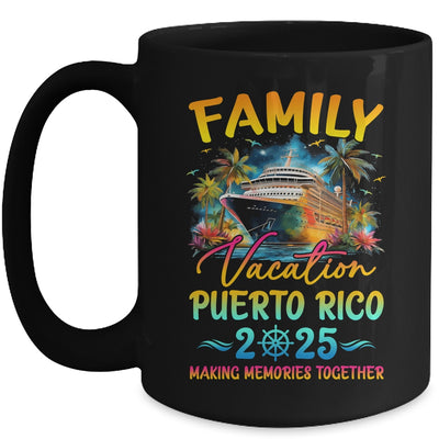 Family Vacation Puerto Rico 2025 Matching Group Summer Mug | siriusteestore