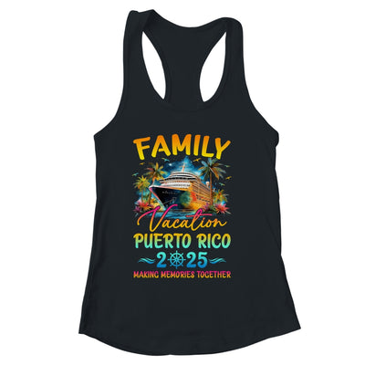 Family Vacation Puerto Rico 2025 Matching Group Summer Shirt & Tank Top | siriusteestore