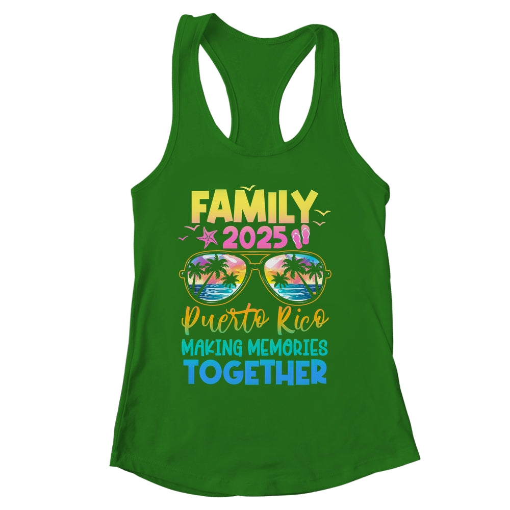 Family Vacation Puerto Rico 2025 Summer Holiday Matching Shirt & Tank Top | siriusteestore