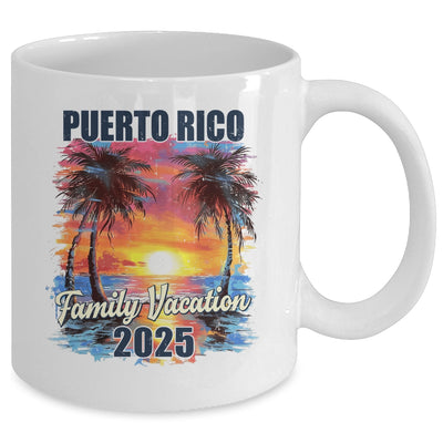 Family Vacation Puerto Rico 2025 Summer Trip Matching Mug | siriusteestore