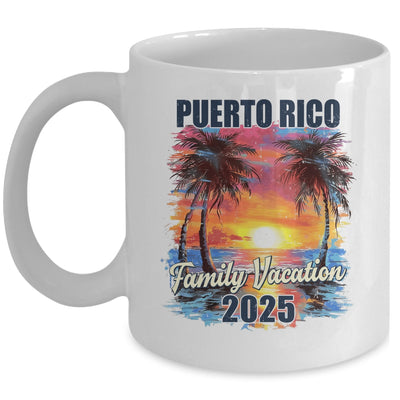 Family Vacation Puerto Rico 2025 Summer Trip Matching Mug | siriusteestore