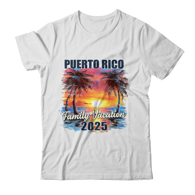 Family Vacation Puerto Rico 2025 Summer Trip Matching Shirt & Tank Top | siriusteestore