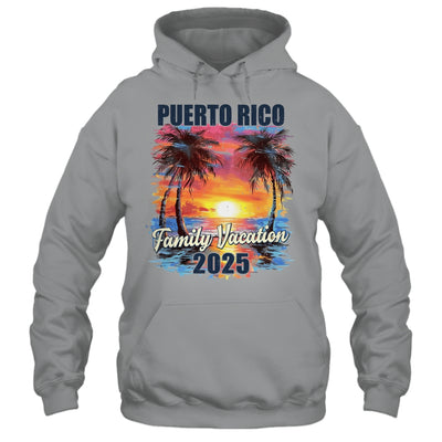 Family Vacation Puerto Rico 2025 Summer Trip Matching Shirt & Tank Top | siriusteestore