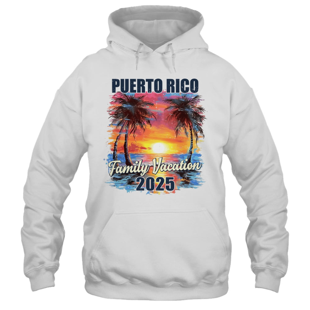 Family Vacation Puerto Rico 2025 Summer Trip Matching Shirt & Tank Top | siriusteestore