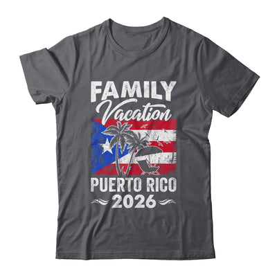 Family Vacation Puerto Rico 2026 Beach Summer Vacation Shirt & Tank Top | siriusteestore