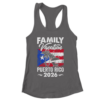 Family Vacation Puerto Rico 2026 Beach Summer Vacation Shirt & Tank Top | siriusteestore