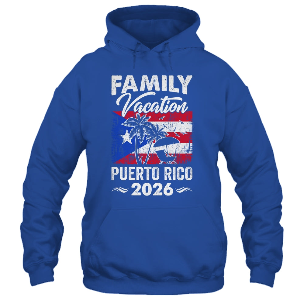 Family Vacation Puerto Rico 2026 Beach Summer Vacation Shirt & Tank Top | siriusteestore