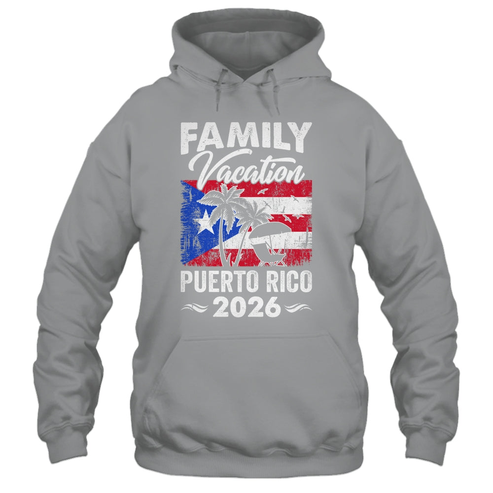 Family Vacation Puerto Rico 2026 Beach Summer Vacation Shirt & Tank Top | siriusteestore