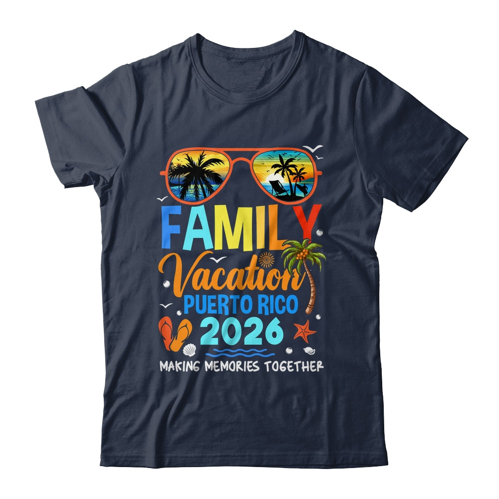 Family Vacation Puerto Rico 2026 Family Vacation Together Shirt & Tank Top | siriusteestore