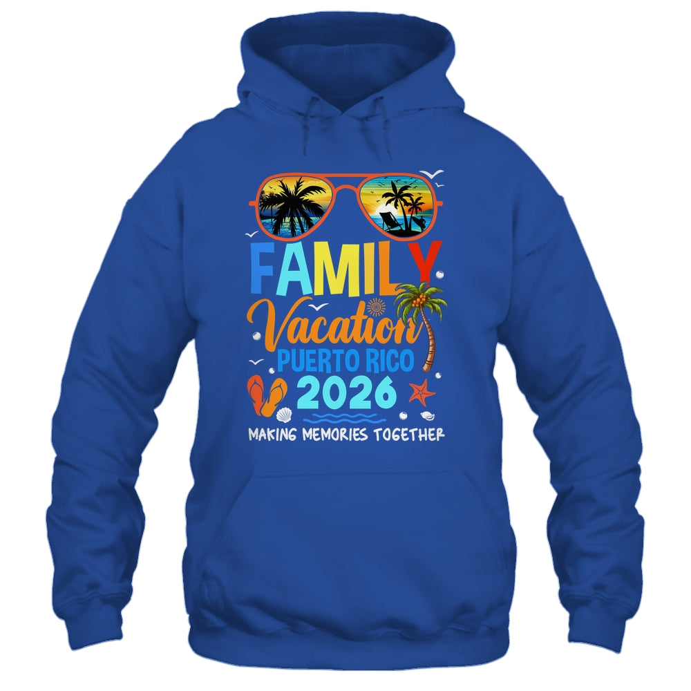 Family Vacation Puerto Rico 2026 Family Vacation Together Shirt & Tank Top | siriusteestore
