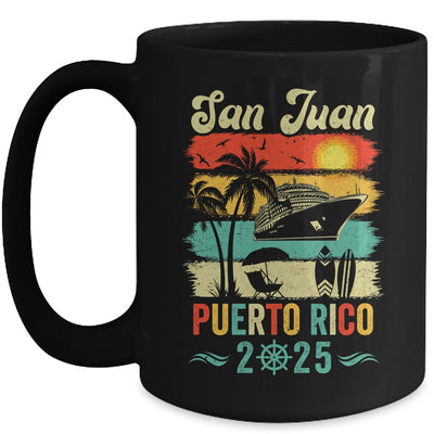 Family Vacation Puerto Rico San Juan 2025 Beach Summer Mug | siriusteestore