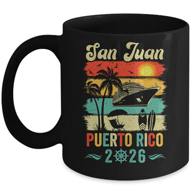 Family Vacation Puerto Rico San Juan 2026 Beach Summer Mug | siriusteestore