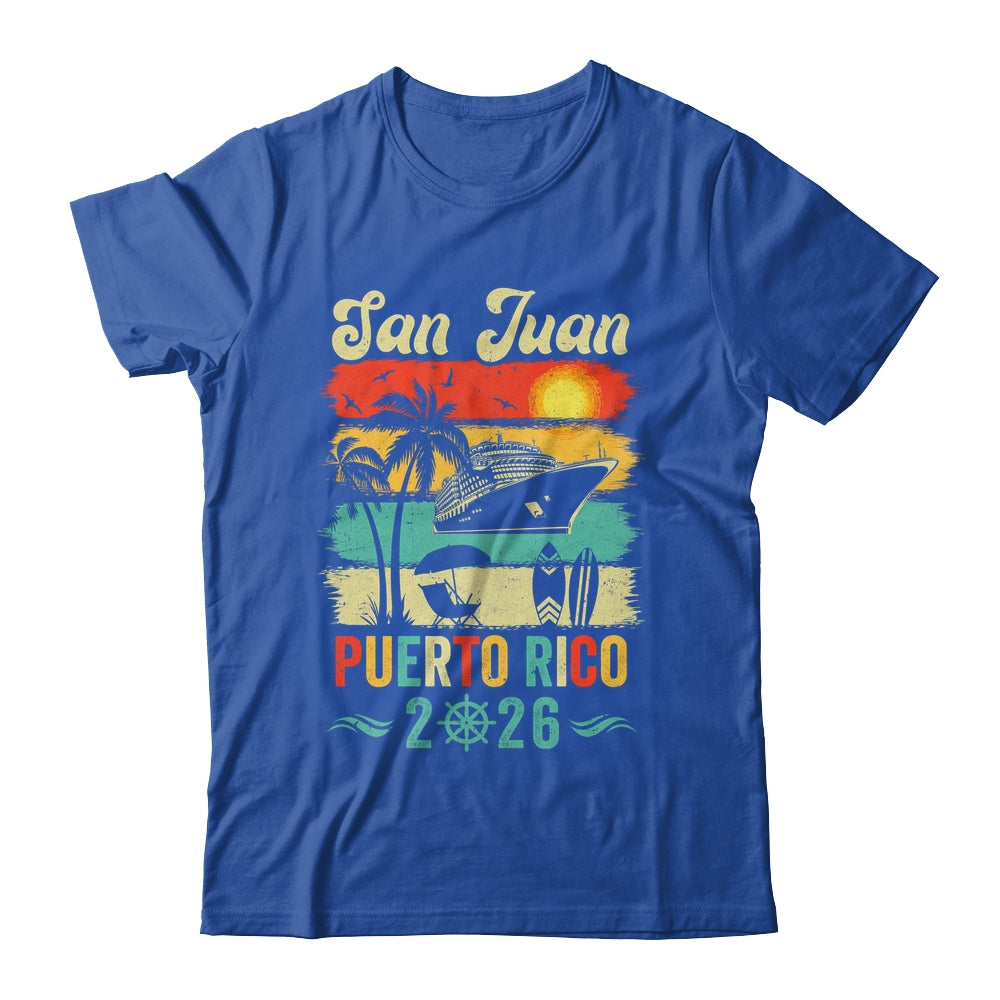 Family Vacation Puerto Rico San Juan 2026 Beach Summer Shirt & Tank Top | siriusteestore