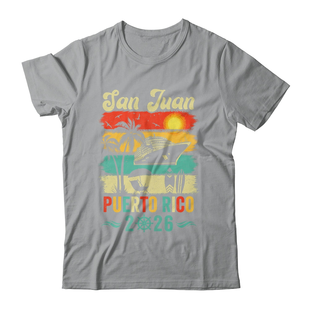 Family Vacation Puerto Rico San Juan 2026 Beach Summer Shirt & Tank Top | siriusteestore