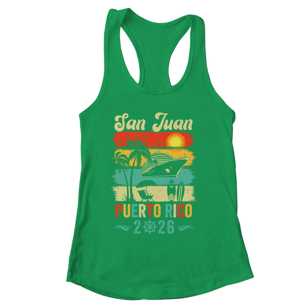 Family Vacation Puerto Rico San Juan 2026 Beach Summer Shirt & Tank Top | siriusteestore