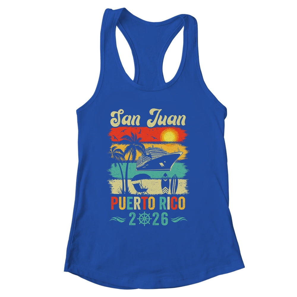 Family Vacation Puerto Rico San Juan 2026 Beach Summer Shirt & Tank Top | siriusteestore