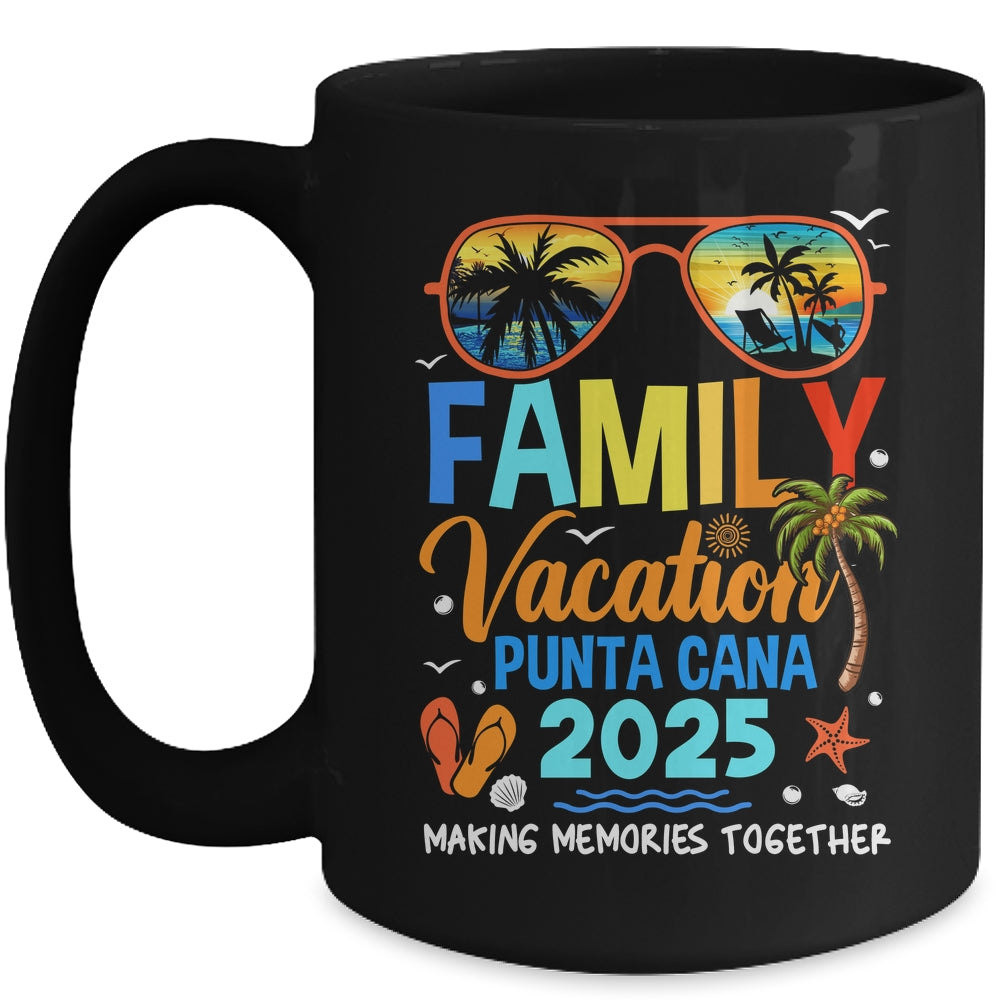 Family Vacation Punta Cana 2025 Dominican Republic Vacation Mug | siriusteestore
