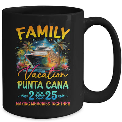 Family Vacation Punta Cana 2025 Matching Group Summer Mug | siriusteestore