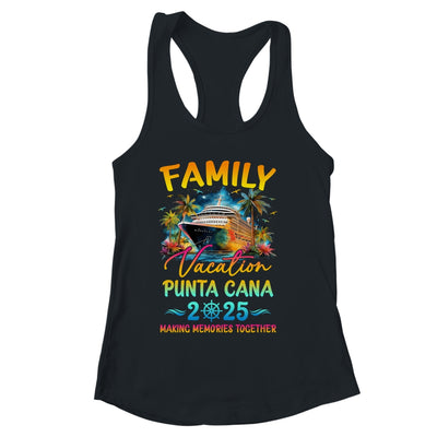 Family Vacation Punta Cana 2025 Matching Group Summer Shirt & Tank Top | siriusteestore
