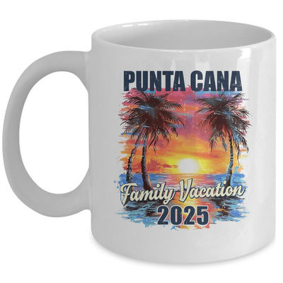 Family Vacation Punta Cana 2025 Summer Trip Matching Mug | siriusteestore