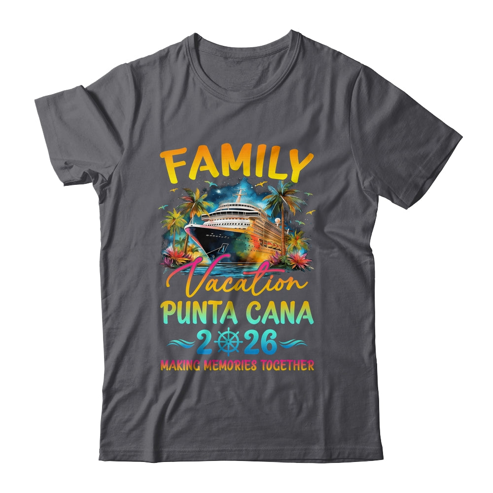 Family Vacation Punta Cana 2026 Matching Group Summer Shirt & Tank Top | siriusteestore