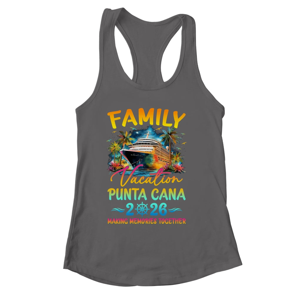 Family Vacation Punta Cana 2026 Matching Group Summer Shirt & Tank Top | siriusteestore