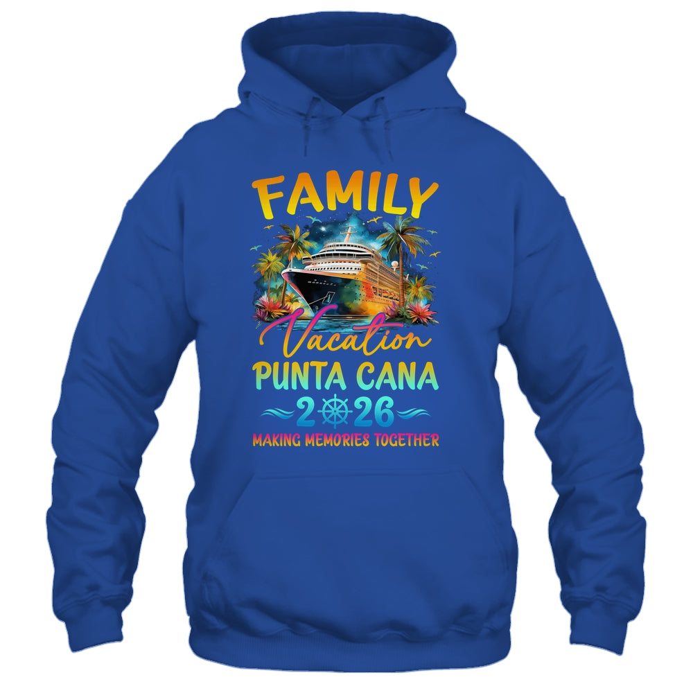 Family Vacation Punta Cana 2026 Matching Group Summer Shirt & Tank Top | siriusteestore