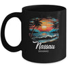 Family Vacation Retro Sunset Bahamas Nassau Mug | siriusteestore