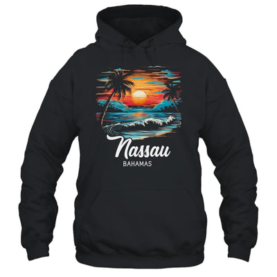 Family Vacation Retro Sunset Bahamas Nassau Shirt & Tank Top | siriusteestore
