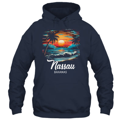 Family Vacation Retro Sunset Bahamas Nassau Shirt & Tank Top | siriusteestore