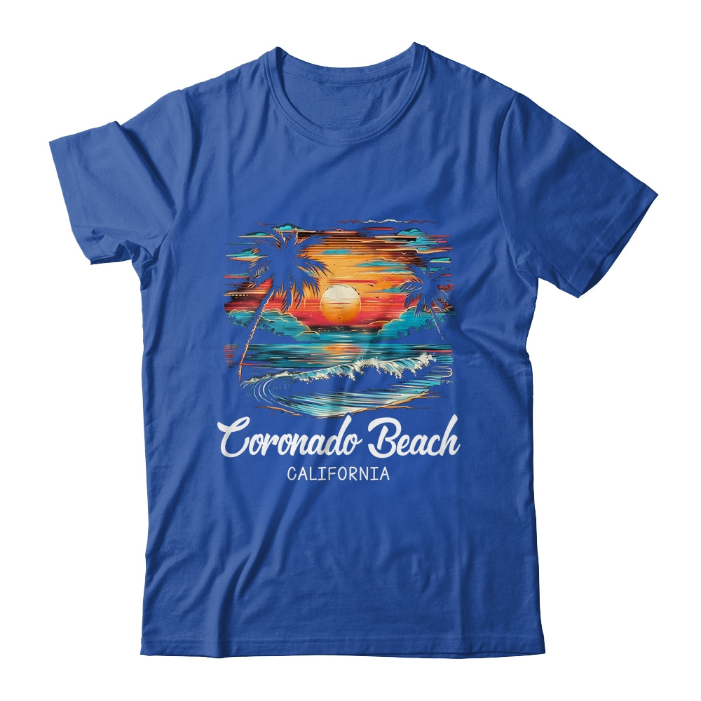 Family Vacation Retro Sunset California Coronado Beach Shirt & Tank Top | siriusteestore