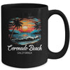 Family Vacation Retro Sunset California Coronado Beach Mug | siriusteestore