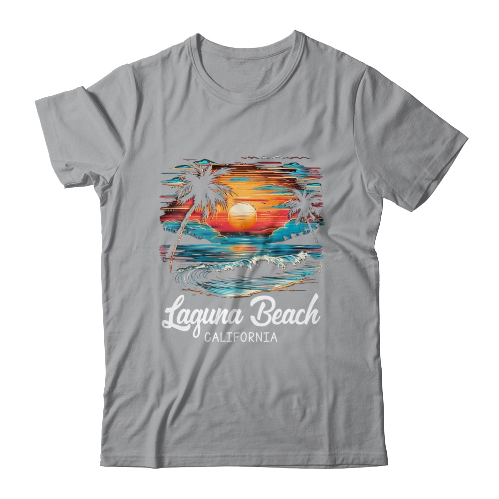 Family Vacation Retro Sunset California Laguna Beach Shirt & Tank Top | siriusteestore