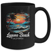 Family Vacation Retro Sunset California Laguna Beach Mug | siriusteestore