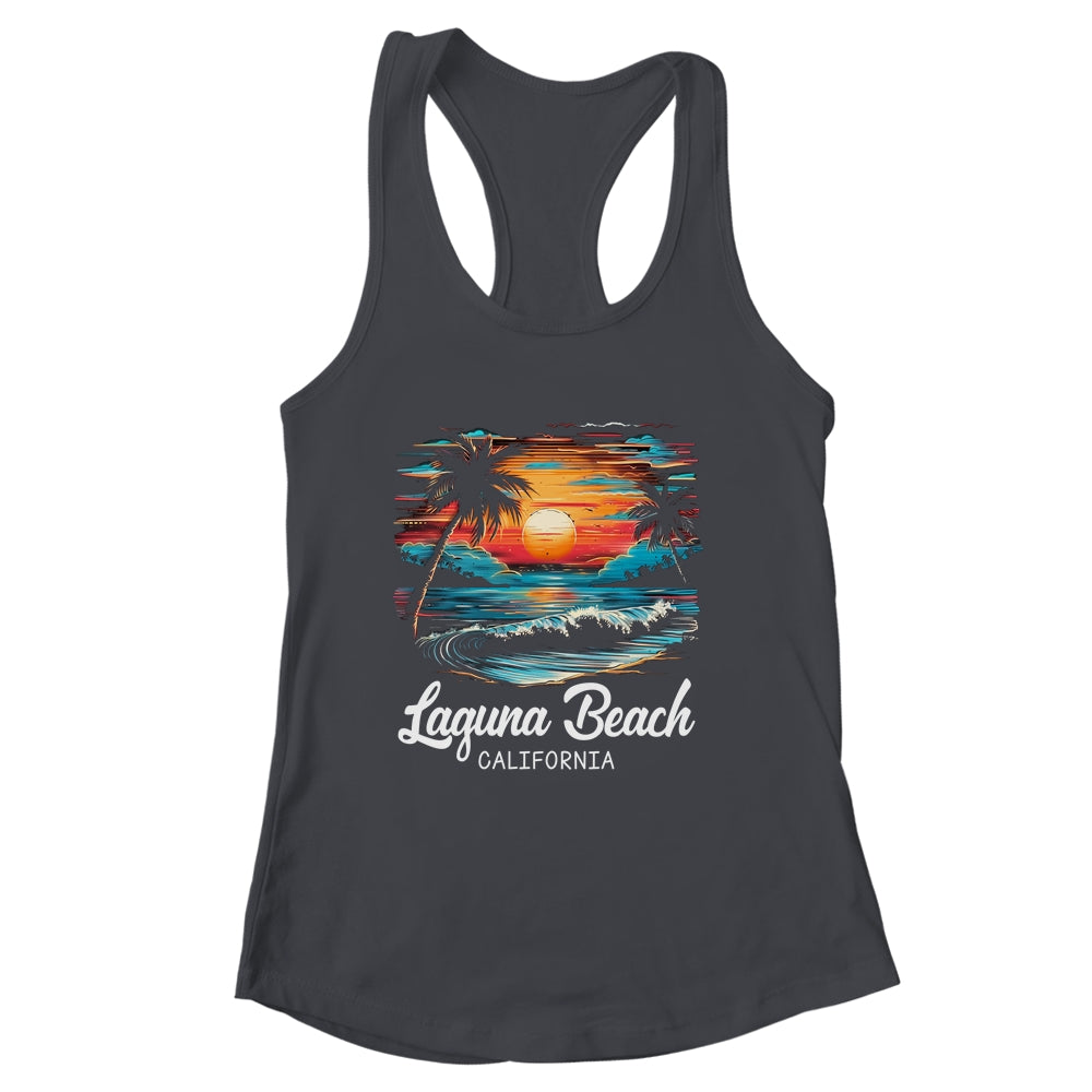 Family Vacation Retro Sunset California Laguna Beach Shirt & Tank Top | siriusteestore