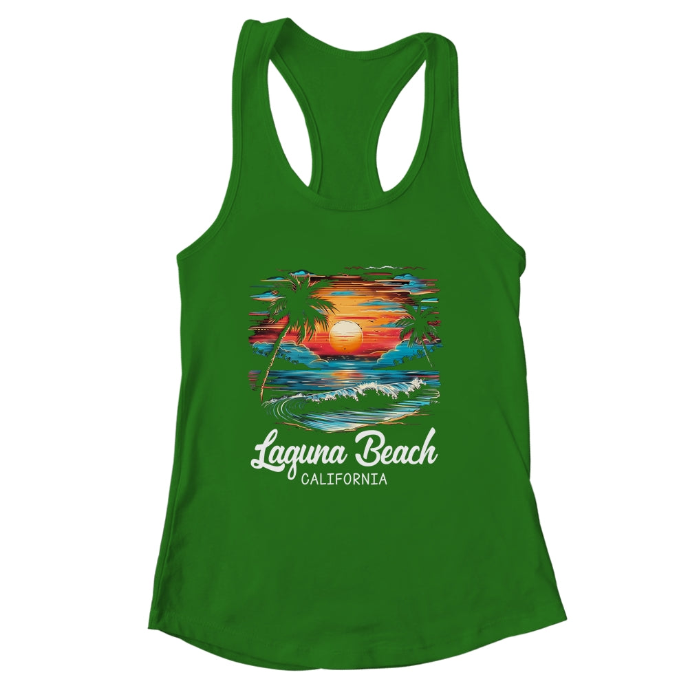 Family Vacation Retro Sunset California Laguna Beach Shirt & Tank Top | siriusteestore