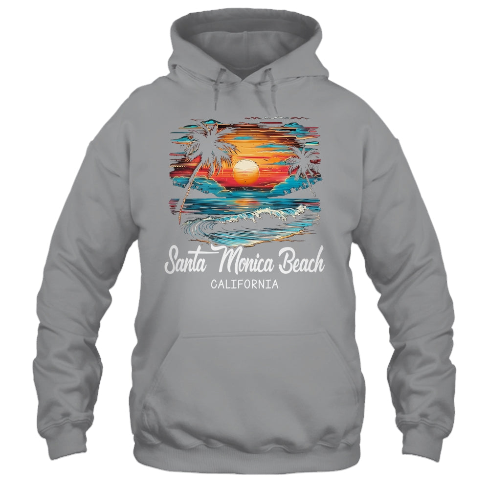 Family Vacation Retro Sunset California Santa Monica Beach Shirt & Tank Top | siriusteestore