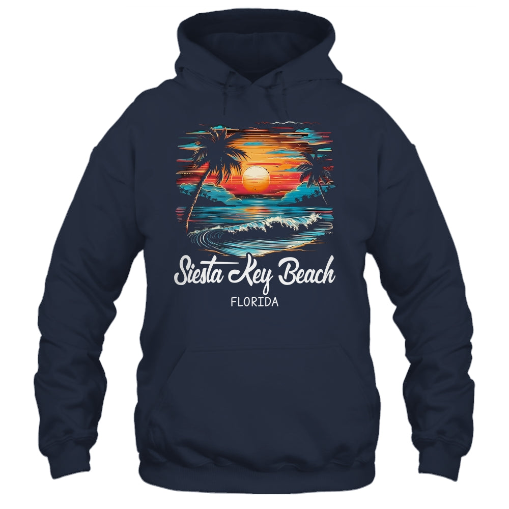Family Vacation Retro Sunset Florida Siesta Key Beach Shirt & Tank Top | siriusteestore