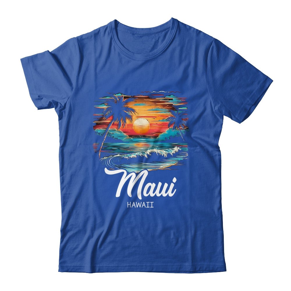 Family Vacation Retro Sunset Hawaii Maui Shirt & Tank Top | siriusteestore