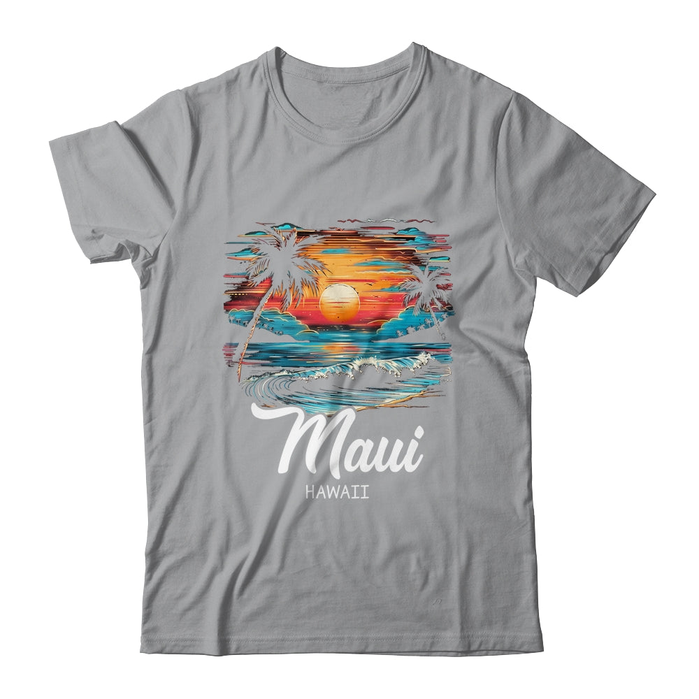 Family Vacation Retro Sunset Hawaii Maui Shirt & Tank Top | siriusteestore