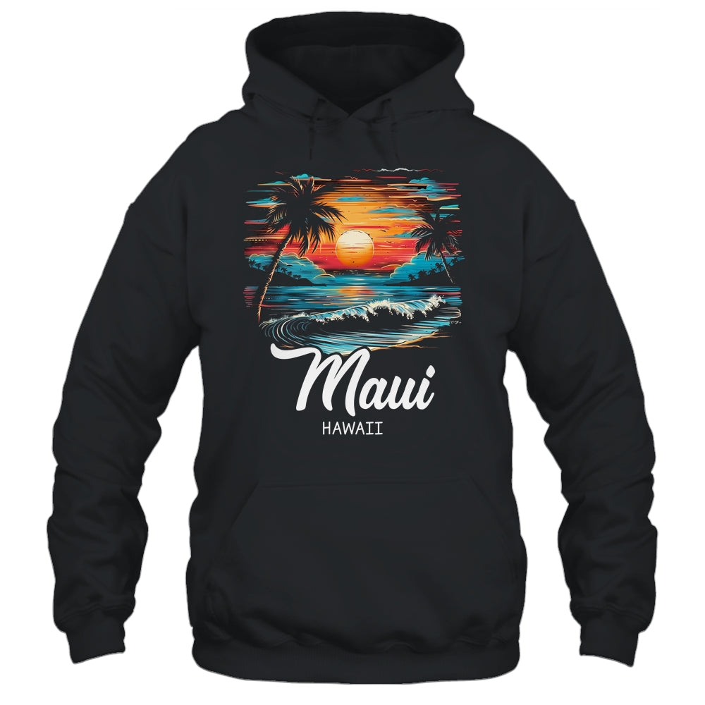 Family Vacation Retro Sunset Hawaii Maui Shirt & Tank Top | siriusteestore