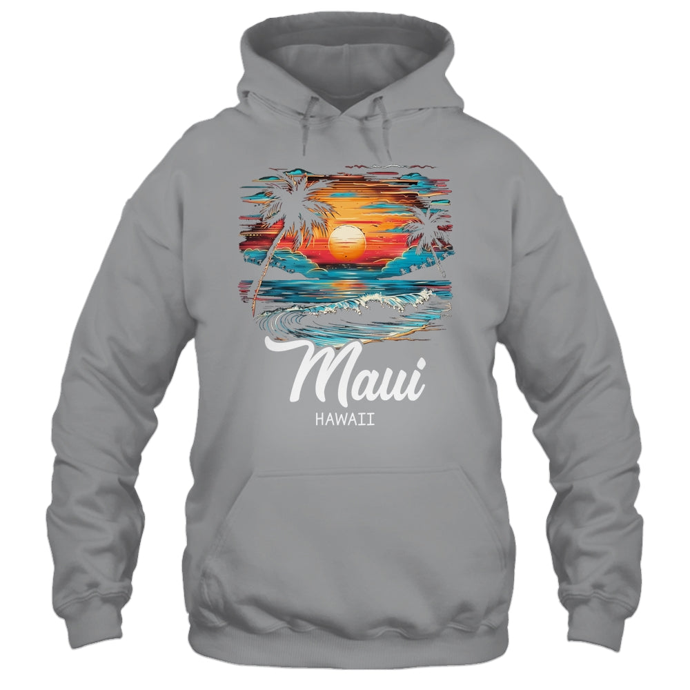 Family Vacation Retro Sunset Hawaii Maui Shirt & Tank Top | siriusteestore
