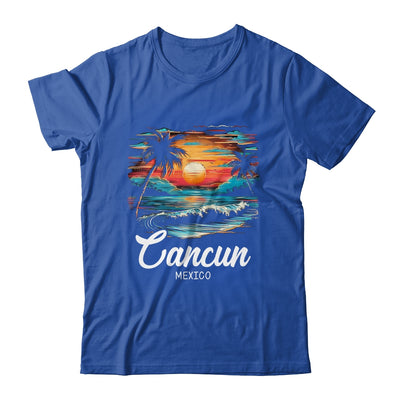 Family Vacation Retro Sunset Mexico Cancun Shirt & Tank Top | siriusteestore