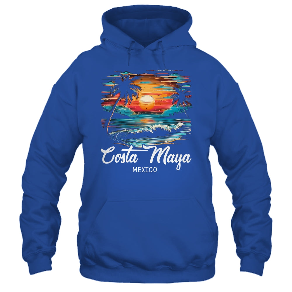 Family Vacation Retro Sunset Mexico Costa Maya Shirt & Tank Top | siriusteestore