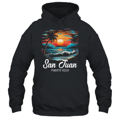 Family Vacation Retro Sunset Puerto Rico San Juan Shirt & Tank Top | siriusteestore