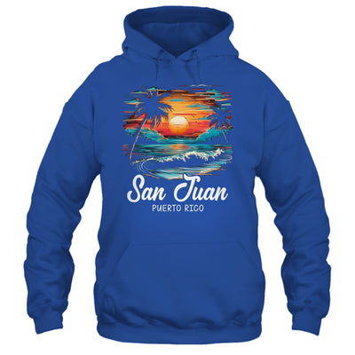 Family Vacation Retro Sunset Puerto Rico San Juan Shirt & Tank Top | siriusteestore