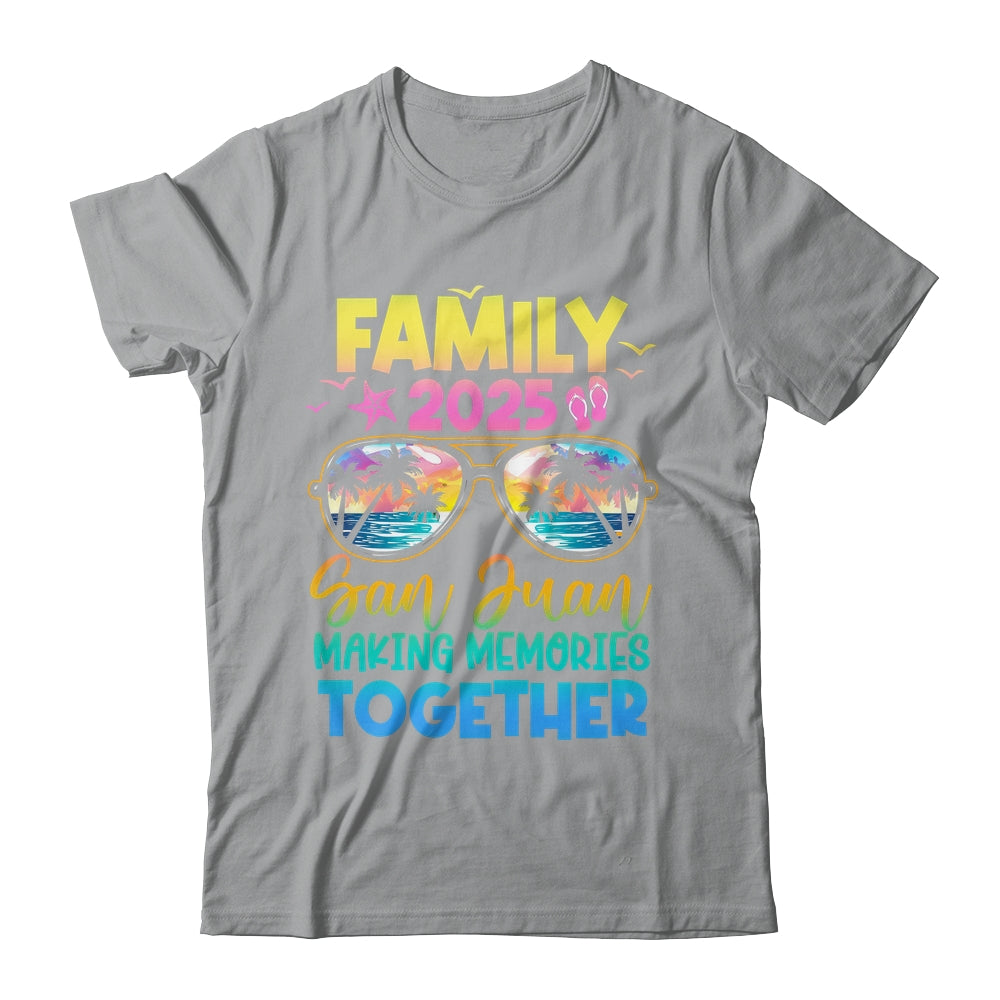 Family Vacation San Juan 2025 Summer Holiday Matching Shirt & Tank Top | siriusteestore