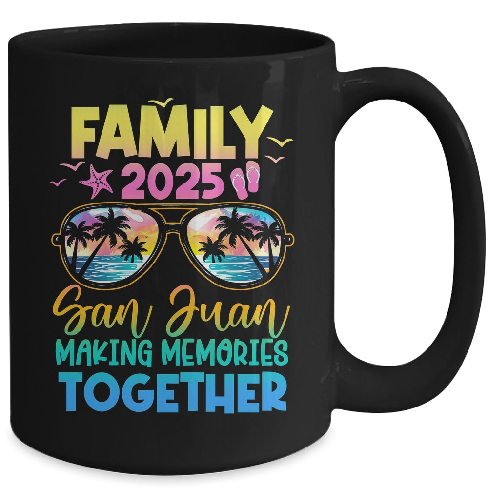 Family Vacation San Juan 2025 Summer Holiday Matching Mug | siriusteestore