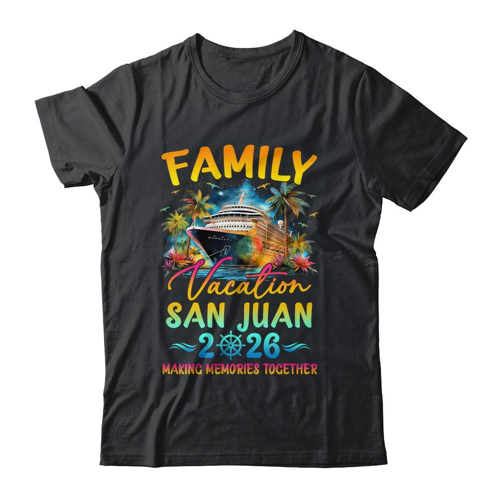 Family Vacation San Juan 2026 Matching Group Summer Shirt & Tank Top | siriusteestore