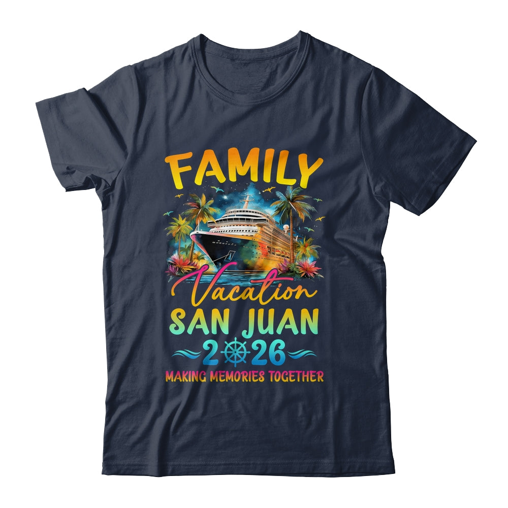 Family Vacation San Juan 2026 Matching Group Summer Shirt & Tank Top | siriusteestore